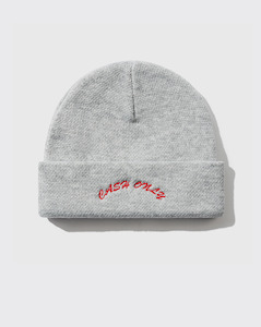 Cash Only Logo Beanie - Ash