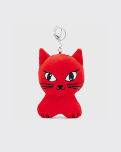 Carpet Cat Plushie Keychain - Multi