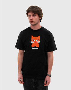 Midrange Gifts: Carpet Cat Shirt - Black