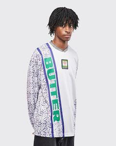 2 For 1 Deal: Butter Goods x Umbro Goalie L/S Jersey - Cement/Dusk