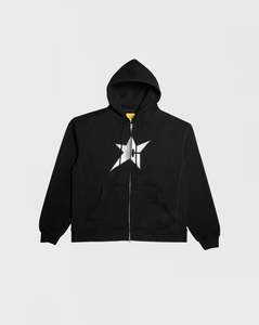 All 1: Carpet C Star Metallic Hoodie - Black
