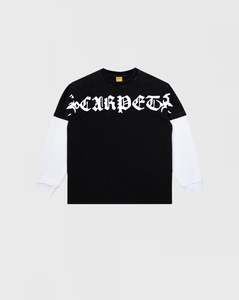 All 1: Carpet Trampstamp Longsleeve - Black/White