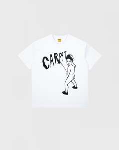 Carpet Kid Peeing Tee - White