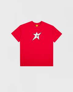 Carpet C Star Metallic Tee - Red