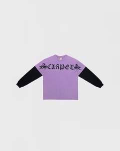 All 1: Carpet Trampstamp Longsleeve - Purple/Black
