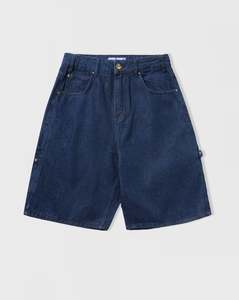 Buttergoods: Rivet Denim Shorts - Raw Indigo