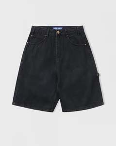 Butter Goods Rivet Denim Shorts - Washed Black