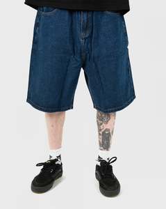 Butter Goods Baggy Denim Shorts - Dark Indigo