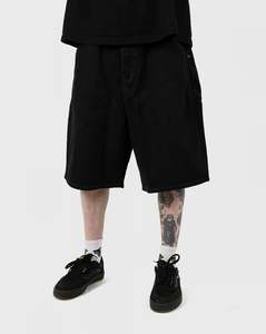 Butter Goods Trim Denim Shorts - Rinsed Black