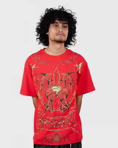 Hoddle: Hoddle Enclosure Tee - Red