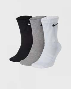 Nike Everyday Dri-FIT 3pk Crew Sock - Multi