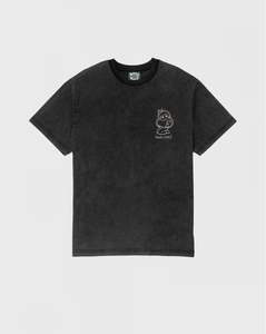 Australian Brands: Passport Webbed Bed Tee - Acid Black