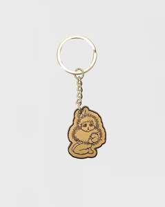 Australian Brands: Passport Wattle Baby Keyring - Gold