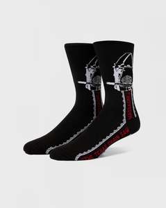 HUF Chainsaw Crew Sock - Black