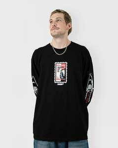 HUF Dual Chain Tee - Black