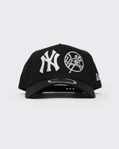 Midrange Gifts: New Era 940 A-Frame Black Glow New York Yankees Cap