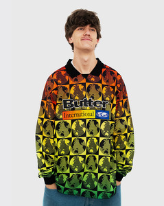 Football Jerseys: Butter Goods Atlas LS Jersey - Multi