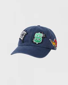 Cash Only Service 6 Panel Cap - Navy