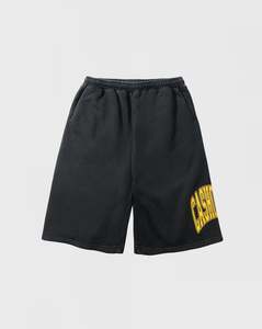 Apparel: Cash Only Bench Fleece Shorts - Washed Black