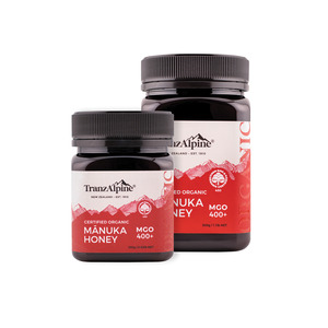 Products: Organic Manuka Honey MG400+ MGO400 UMF13