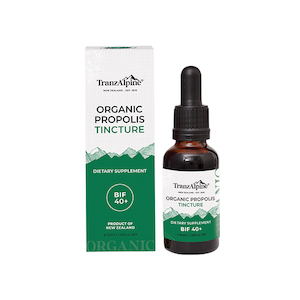 Organic New Zealand Propolis Tincture BIF40+