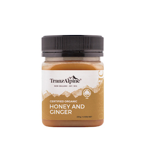 Organic Honey with Ginger TranzAlpine