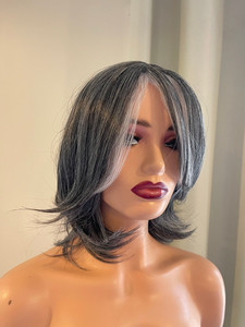 Products: Grey Bob Cut Trap Hair