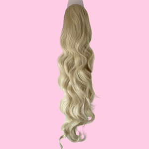 Blonde Drawstring Ponytail Trap Hair