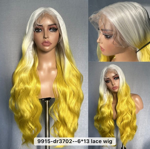 Ombre yellow Trap Hair