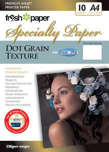 Photo Paper: Fresh Photo Paper 230gsm Grain Texture 10 Pack