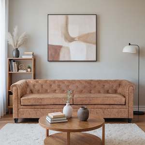 Aviana 3 Seater Sofa - Brown