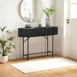 Console Tables: LASSEN Console Table - Black