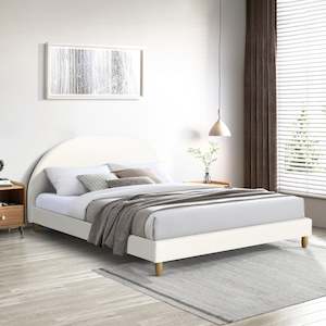 MORUISG King Bed Frame - White