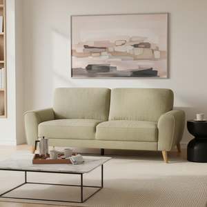 Suki Linen 3 Seater Sofa - Beige