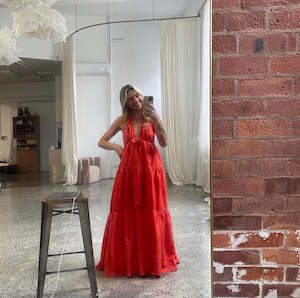 CAITLIN CRISP - FOREVER AND ALWAYS DRESS - TANGO LINEN - 10