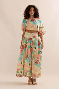 Casual: CAITLIN CRISP - COASTLINE SKIRT AND CAPRI CROP - 8