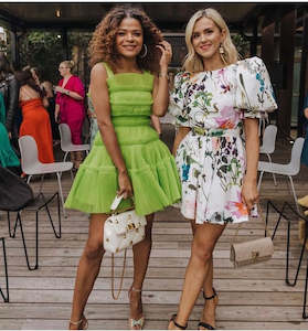 Aje: AJE - JACINTO PLEATED MINI DRESS - 10