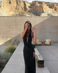 NATALIE ROLT - WINONA GOWN BLACK - 8