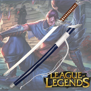 Yasuo Sword League of Legends the Unforgiven Steel Replica Katana Gaming Cosplay&hellip;