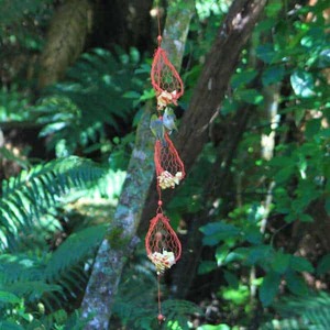 Products: Cascade Bird - Tree Earrings bird feeders by Sisterhouse