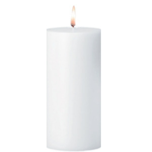 White Pillar Candle