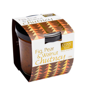 Savoury Treats: Fig, Pear & Walnut Chutney - GF