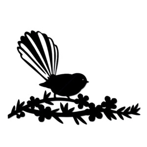 Fantail on Mānuka