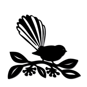 Gifts 50 100: Fantail on Pohutukawa