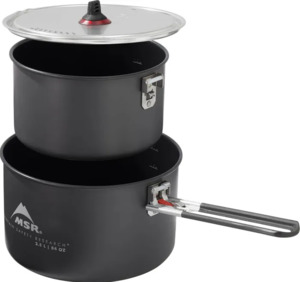 Cooking Equipment: MSR Ceramic 2 Pot Set