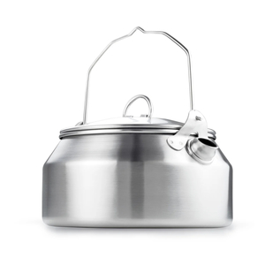 Cooking Equipment: GSI Glacier Stainless Tea Kettle 900mL