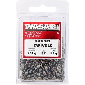 Wasabi 15kg Barrel Swivel - 58kg breaking strain