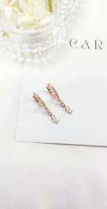 925 Sterling Silver Gold-Plated/Rose Gold-Plated (Your Choice) Jewelled Hinged E&hellip;