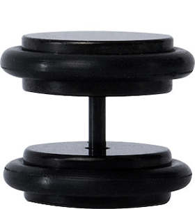 SS316L Jewelled Butterfly Fancy Banana Bar - 534