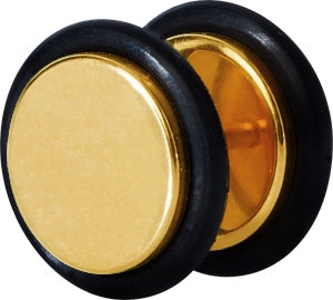 SS316L Double Jewelled Fancy Banana Bar with Multicoloured Triple CZ Flower Dangle - 532